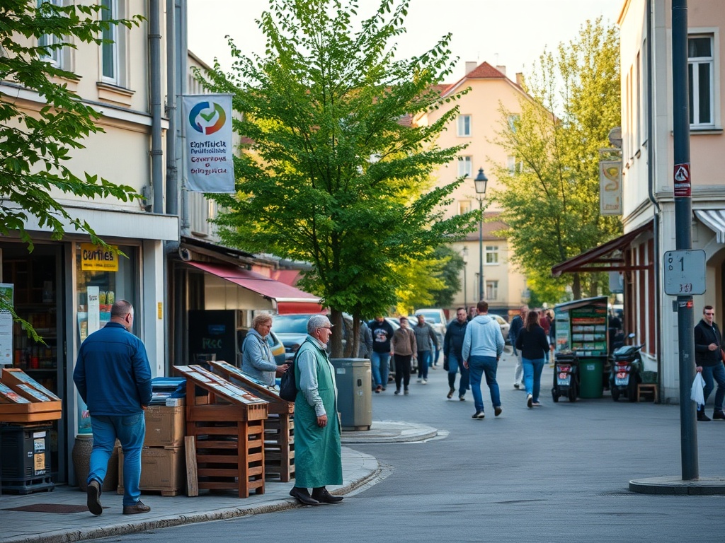 Herb Łomży lub budynek urzędu miasta z tekstem 'Reforma finansów JST Łomża i okolice zyskują dzięki nowym środkom'